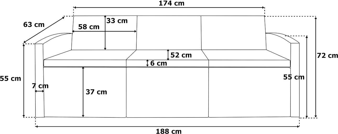 puutarhakalustesarja 4in1 hinta ja tiedot | Puutarhakalusteet | hobbyhall.fi