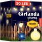 Solar Garden Girlands Led-lamppuja 50kpl hinta ja tiedot | Puutarha- ja ulkovalot | hobbyhall.fi