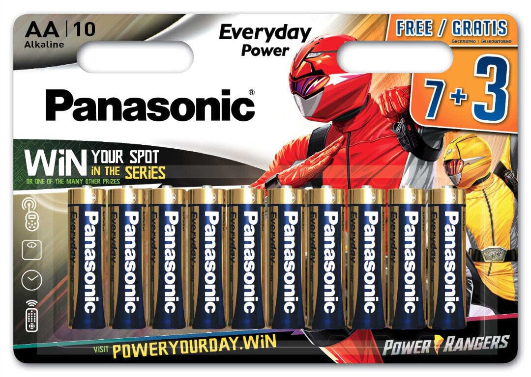 Panasonic Everyday Power Battery LR6EPS / 10BW (7 + 3) hinta ja tiedot | Kameran akut | hobbyhall.fi
