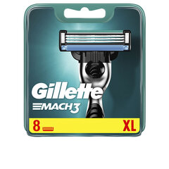 Parranajopäät Gillette Mach, 8 kpl hinta ja tiedot | Parranajo ja karvanpoisto | hobbyhall.fi