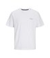 Jack & Jones Miesten T-paita 12256799*03, valkoinen 5715602792899 hinta ja tiedot | Miesten T-paidat | hobbyhall.fi