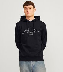 Miesten Jack & Jones collegepaita 12256838*01, musta 5715602781312 hinta ja tiedot | Miesten kauluspaidat | hobbyhall.fi