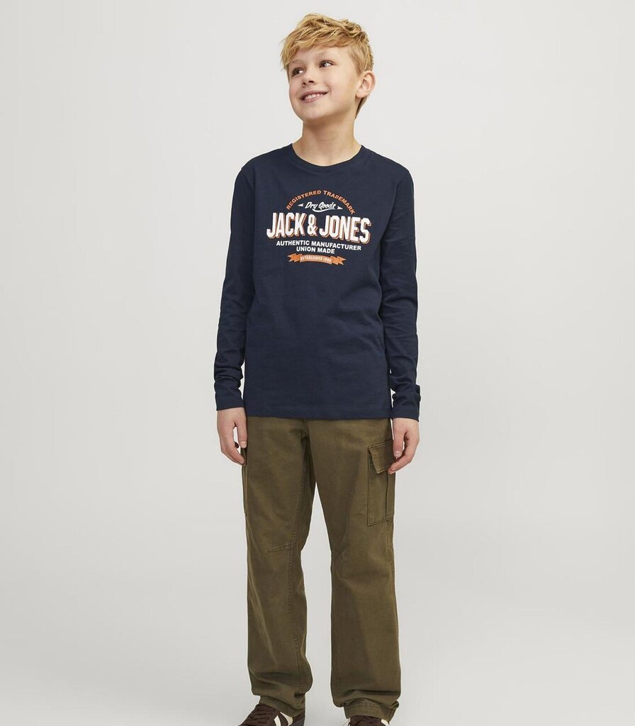 Jack & Jones lasten paita 12258880*01, laivastonsininen 5715603774818 hinta ja tiedot | Naisten T-paidat | hobbyhall.fi