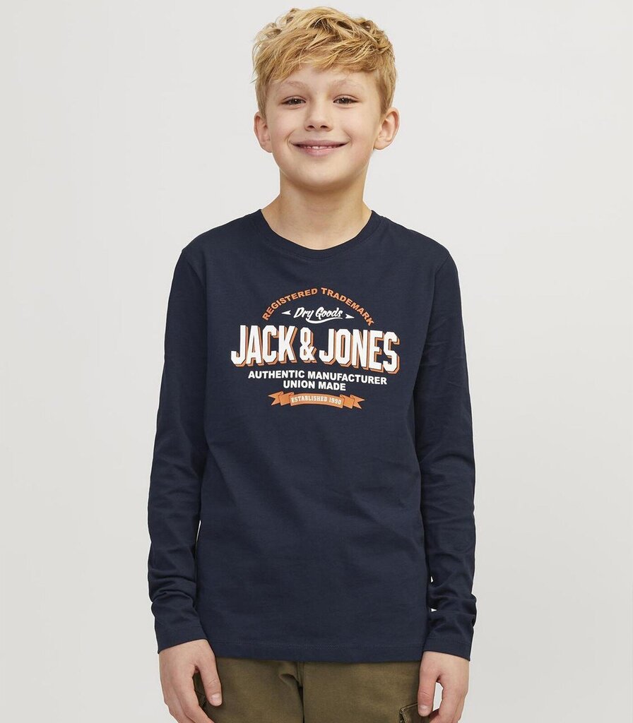 Jack & Jones lasten paita 12258880*01, laivastonsininen 5715603774818 hinta ja tiedot | Naisten T-paidat | hobbyhall.fi