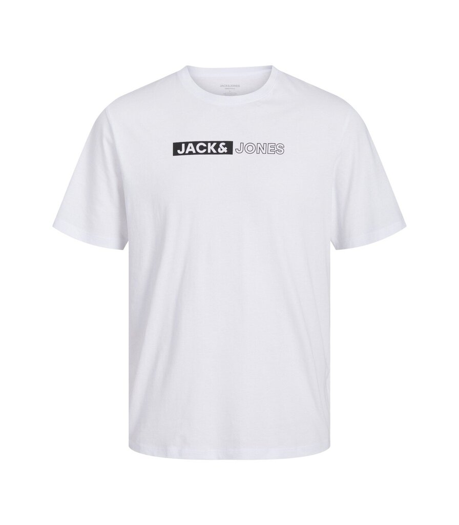 Jack & Jones lasten T-paita 12264076*03, valkoinen 5715603766233 hinta ja tiedot | Naisten T-paidat | hobbyhall.fi