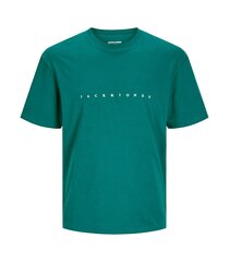 Jack & Jones Miesten T-paita 12243625*01, vihreä 5715603698831 hinta ja tiedot | Miesten T-paidat | hobbyhall.fi