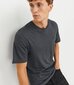 Jack & Jones Miesten T-paita 12245087*02, tummanharmaa 5715427284890 hinta ja tiedot | Miesten T-paidat | hobbyhall.fi