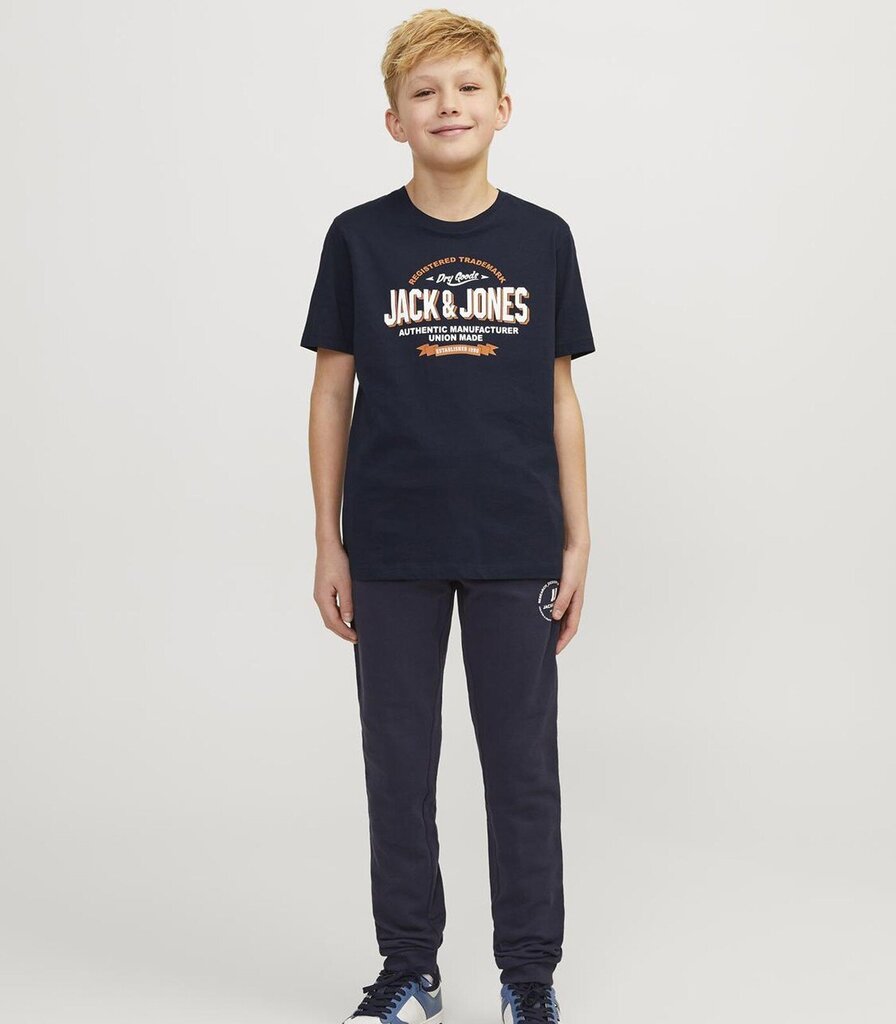 Jack & Jones lasten T-paita 12258876*01, laivastonsininen 5715603774658 hinta ja tiedot | Naisten T-paidat | hobbyhall.fi