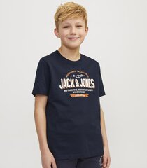 Jack & Jones lasten T-paita 12258876*01, laivastonsininen 5715603774658 hinta ja tiedot | Naisten T-paidat | hobbyhall.fi