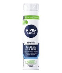 Parranajogeeli Nivea miehet, 200 ml hinta ja tiedot | Parranajo ja karvanpoisto | hobbyhall.fi