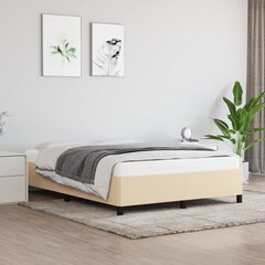 Sängynrunko, kerma, 140x200cm, kangas hinta ja tiedot | Sängyt | hobbyhall.fi