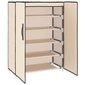 Kenkäkaappi 60x28x90cm, beige hinta ja tiedot | Kenkäkaapit ja -hyllyt | hobbyhall.fi