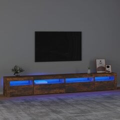 TV-kaappi LEDillä, savutammi, 270 x 35 x 40 cm hinta ja tiedot | TV-tasot | hobbyhall.fi