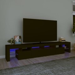 TV-kaappi LED-valolla, musta, 230 x 36,5 x 40 cm hinta ja tiedot | TV-tasot | hobbyhall.fi