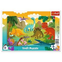 Trefl Frame Dinosaurukset -palapeli hinta ja tiedot | Palapelit | hobbyhall.fi