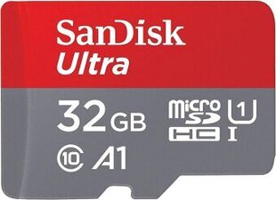 SanDisk Ultra microSDHC 32GB hinta ja tiedot | Puhelimen muistikortit | hobbyhall.fi
