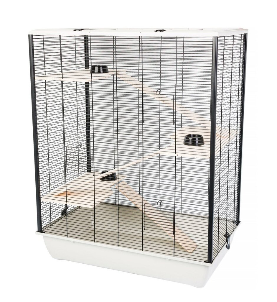 Hamsterin häkki InterZoo Diego, 78x48x97 cm, beige hinta ja tiedot | Pieneläinten häkit ja tarvikkeet | hobbyhall.fi