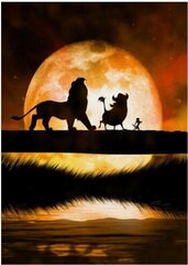 Timanttimosaiikki "The Lion King Walking With Friends" 30x40cm hinta ja tiedot | Timanttimaalaukset | hobbyhall.fi