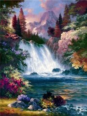 Timanttimosaiikki "Autumn waterfall" 30x40cm hinta ja tiedot | Timanttimaalaukset | hobbyhall.fi