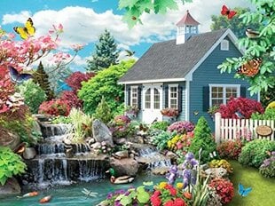 Timanttimosaiikki "Dream house" 30x40cm hinta ja tiedot | Timanttimaalaukset | hobbyhall.fi