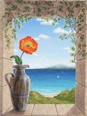 Timanttimosaiikki "A pitcher of poppies" 30x40cm hinta ja tiedot | Timanttimaalaukset | hobbyhall.fi