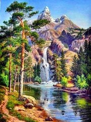 Timanttimosaiikki "Waterfall" 30x40cm hinta ja tiedot | Timanttimaalaukset | hobbyhall.fi