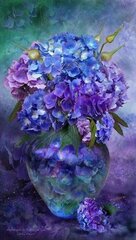 Timanttimosaiikki "Hortensia" 30x40cm hinta ja tiedot | Timanttimaalaukset | hobbyhall.fi