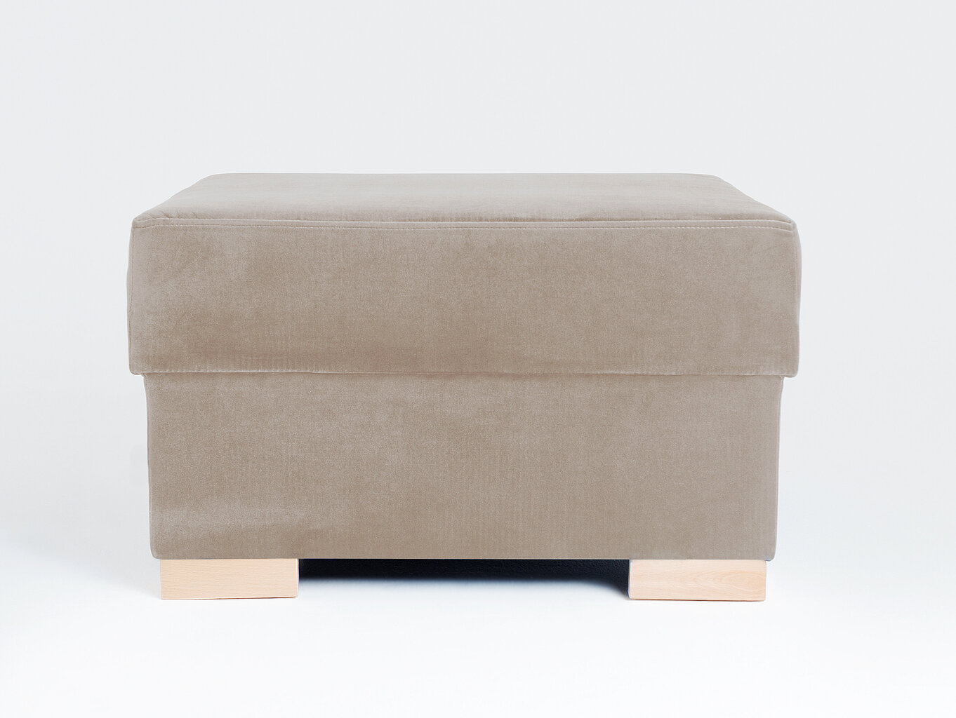 Pouf Instit, 68x68x40 cm, beige hinta ja tiedot | Säkkituolit, rahit ja penkit | hobbyhall.fi