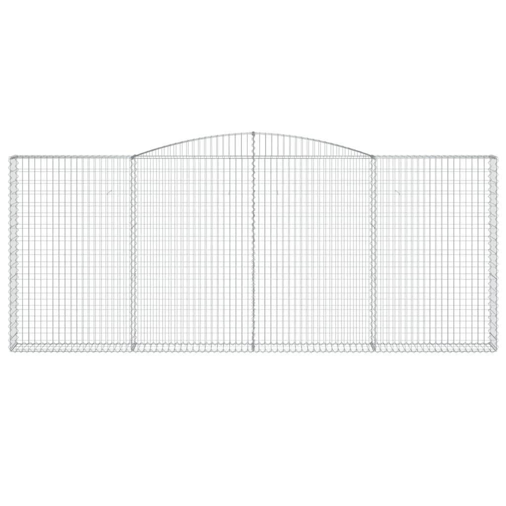 Gabion korit vidaXL 400x30x160/180 cm hinta ja tiedot | Aidat ja tarvikkeet | hobbyhall.fi