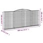 Kivikori vidaXL 400x30x160/180 cm hinta ja tiedot | Aidat ja tarvikkeet | hobbyhall.fi