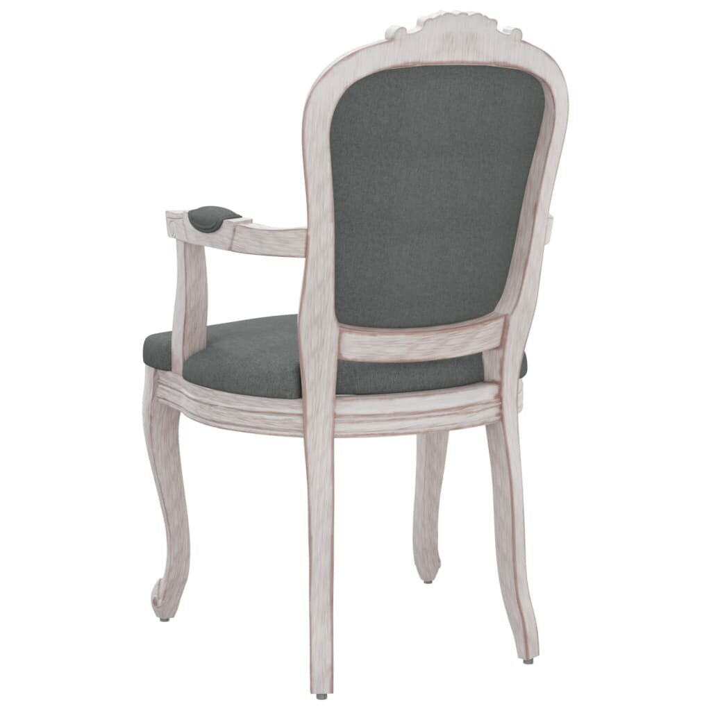 vidaXL ruokapöydän tuoli, tummanharmaa, 62x59,5x100,5cm, kangas hinta ja tiedot | Ruokapöydän tuolit | hobbyhall.fi