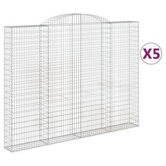 Kaarevat kivikorit vidaXL, 300x30x220/240cm hinta ja tiedot | Aidat ja tarvikkeet | hobbyhall.fi