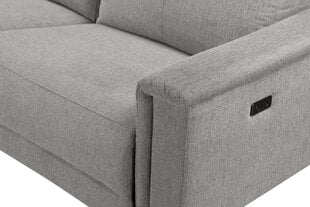 Sohva recliner Loft24 Lund, harmaa hinta ja tiedot | Sohvat ja vuodesohvat | hobbyhall.fi