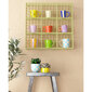 Hylly Notio Living Cup Rack, hiekanvärinen hinta ja tiedot | Hyllyt | hobbyhall.fi