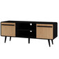 TV-taso Notio Living Chantal, ruskea/musta hinta ja tiedot | TV-tasot | hobbyhall.fi