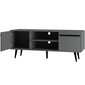 TV-taso Notio Living Chantal, harmaa/musta hinta ja tiedot | TV-tasot | hobbyhall.fi