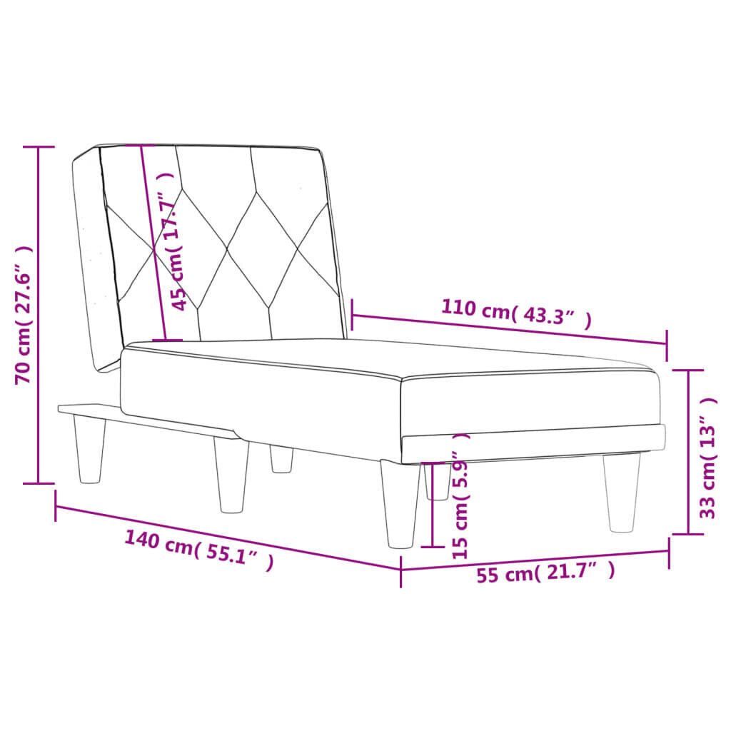 Olohuoneen nojatuoli vidaXL, harmaa hinta ja tiedot | Nojatuolit | hobbyhall.fi