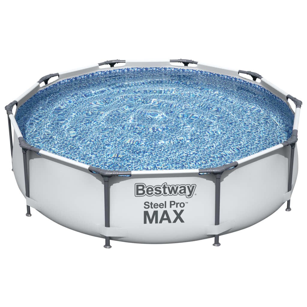 Allassetti Bestway Steel Pro Max, 305x76cm, suodattimella hinta ja tiedot | Uima-altaat | hobbyhall.fi