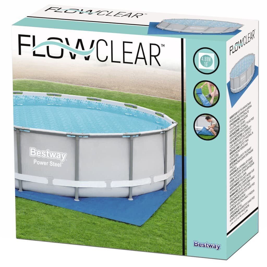 Allaspeite Bestway Flowclear, 488x488cm hinta ja tiedot | Uima-allastarvikkeet | hobbyhall.fi