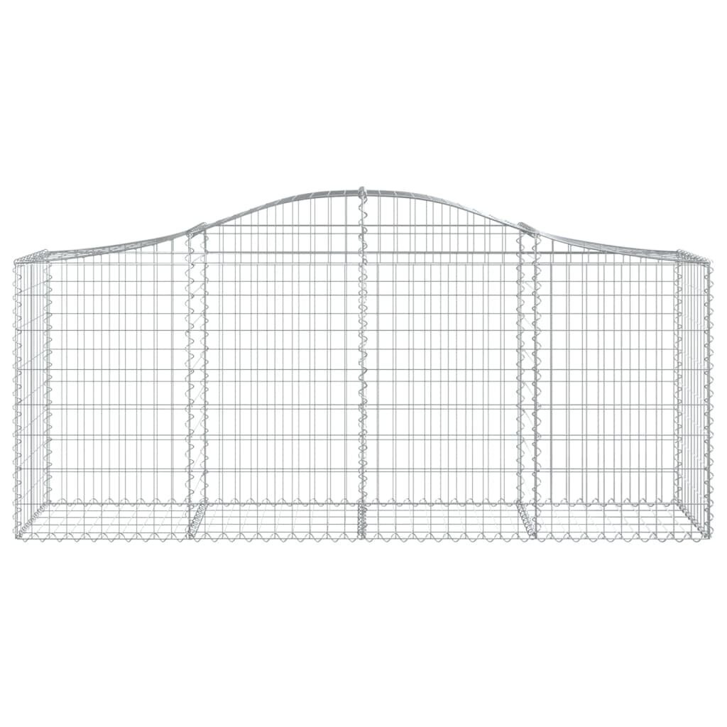 Kivikori vidaXL 200x50x80/100 cm hinta ja tiedot | Aidat ja tarvikkeet | hobbyhall.fi