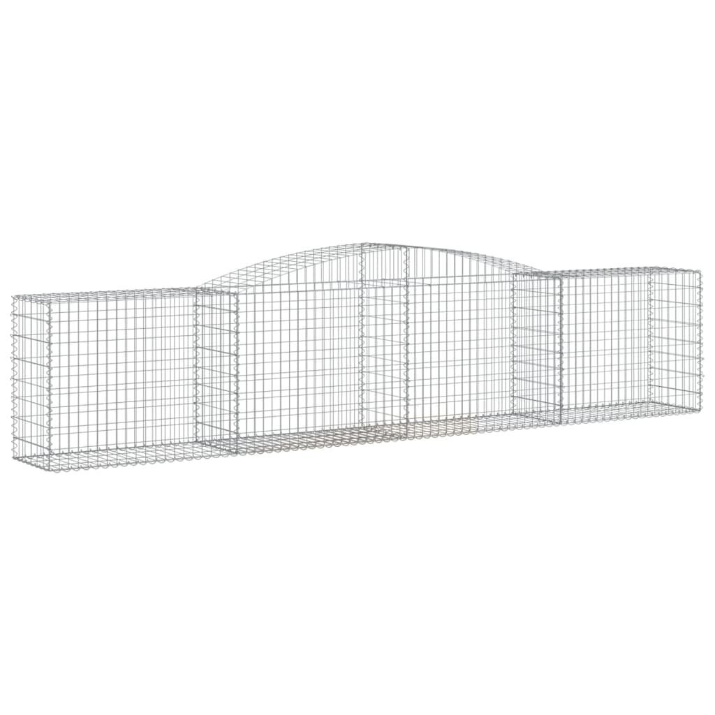 Kivikori vidaXL 400x50x80/100 cm hinta ja tiedot | Aidat ja tarvikkeet | hobbyhall.fi