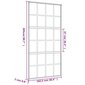 Liukuovi kultainen 102,5x205cm lasi/alumiini 155174 hinta ja tiedot | Sisäovet | hobbyhall.fi