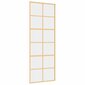 Liukuovi kultainen 76x205cm lasi ja alumiini 155166 hinta ja tiedot | Sisäovet | hobbyhall.fi