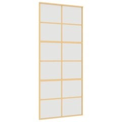 Liukuovi kultainen 90x205cm lasi ja alumiini 155170 hinta ja tiedot | Sisäovet | hobbyhall.fi