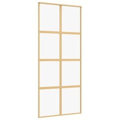 Liukuovi kultainen 90x205cm lasi ja alumiini 155185 hinta ja tiedot | Sisäovet | hobbyhall.fi