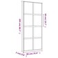 Liukuovi kultainen 90x205cm lasi ja alumiini 155185 hinta ja tiedot | Sisäovet | hobbyhall.fi