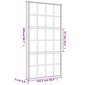 Liukuovi kultainen 102,5x205cm lasi/alumiini 155177 hinta ja tiedot | Sisäovet | hobbyhall.fi