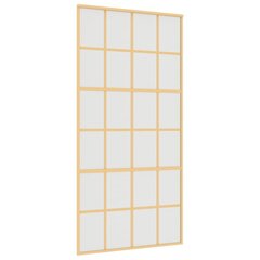 Liukuovi kultainen 102,5x205cm lasi/alumiini 155177 hinta ja tiedot | Sisäovet | hobbyhall.fi