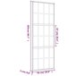 Liukuovi kultainen 76x205cm lasi ja alumiini 155175 hinta ja tiedot | Sisäovet | hobbyhall.fi