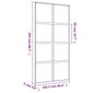 Liukuovi kultainen 102,5x205cm lasi/alumiini 155189 hinta ja tiedot | Sisäovet | hobbyhall.fi